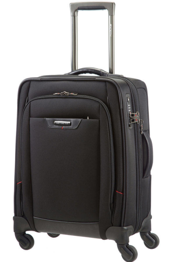 Mala de Cabine PRO-DLX 4 55cm 4 Rodas Expansível Preta - Samsonite | Mala de Cabine PRO-DLX 4 55cm 4 Rodas Expansível Preta | Misscath