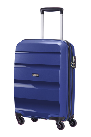 Mala de Cabine 55cm 4 Rodas Bon Air Azul Meia-Noite - American Tourister | Mala de Cabine 55cm 4 Rodas Bon Air Azul Meia-Noite | Misscath