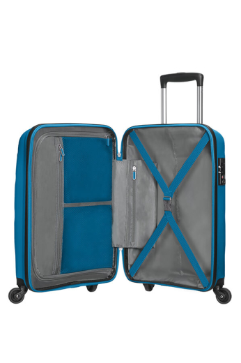 Mala de Cabine 55cm 4 Rodas Bon Air Azul Marina