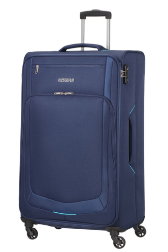 Mala de Viagem Grande 80cm 4 Rodas Summer Session Azul Escuro/Azul - Misscath | Mala de Viagem Grande 80cm 4 Rodas Summer Session Azul Escuro/Azul | American Tourister