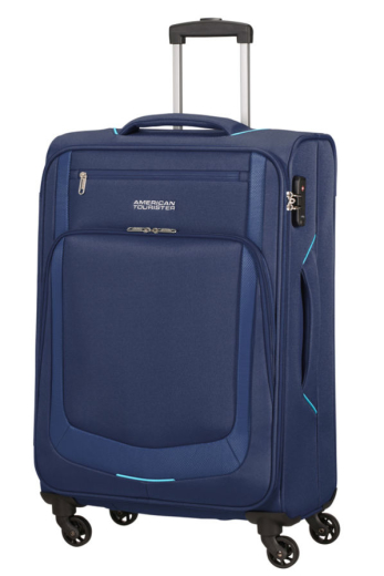 Mala de Viagem Média 67cm 4 Rodas Summer Session Azul Escuro/Azul - Misscath | Mala de Viagem Média 67cm 4 Rodas Summer Session Azul Escuro/Azul | American Tourister