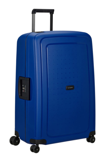 Mala de Viagem Média S'cure 69cm 4 Rodas com Fechadura Azul/Preto - Mala de Viagem Média 69cm 4 Rodas com Fechadura Azul/Preto - S'Cure | Samsonite