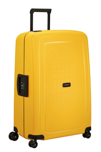 Mala de Viagem Média S'cure 69cm 4 Rodas com Fechadura Amarelo Girassol/Preto - Mala de Viagem Média 69cm 4 Rodas com Fechadura Amarelo Girassol/Preto - S'Cure | Samsonite