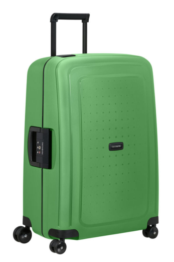 Mala de Viagem Média S'cure 69cm 4 Rodas com Fechadura Verde Cacto/Preto - Mala de Viagem Média 69cm 4 Rodas com Fechadura Verde Cacto/Preto - S'Cure | Samsonite