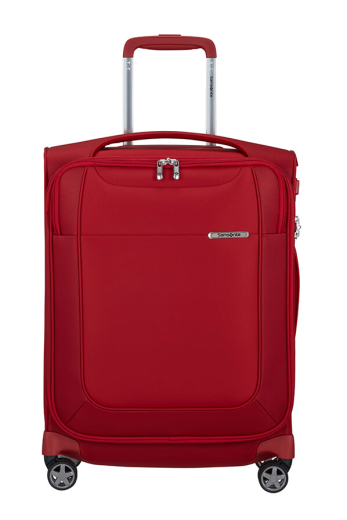 Mala de Cabine D'Lite 55cm 4 Rodas Vermelho Chili