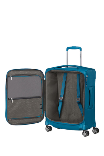 Mala de Cabine D'Lite 55cm 4 Rodas Azul Petróleo