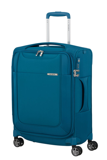 Mala de Cabine D'Lite 55cm 4 Rodas Azul Petróleo