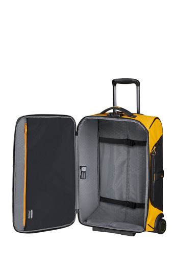 Saco de Viagem Ecodiver 55cm 2 Rodas Amarelo