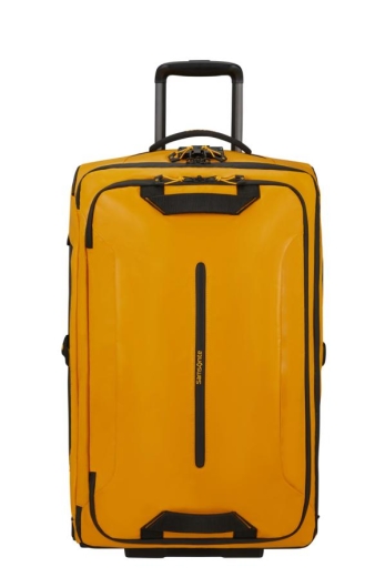 Saco de Viagem Médio Ecodiver 67cm 2 Rodas Amarelo