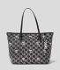 Mala Shopper K/Ikonic Monogram Print Preta - Karl Lagerfeld | Mala Shopper K/Ikonic Monogram Print Preta | MISSCATH