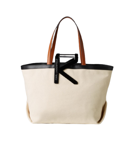 Mala Shopper Grande K/Karl Handle Bege