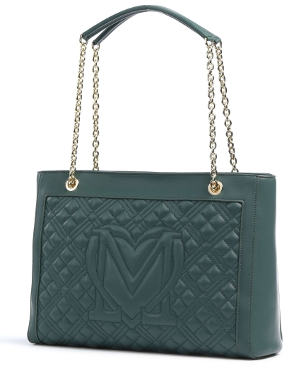 Mala Shopper Quilted Verde