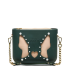 Mala de Ombro Pooch Mini Cutout Pérolas Verde - MyCutePooch | Mala de Ombro Pooch Mini Cutout Pérolas Verde | MISSCATH