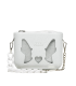 Mala de Ombro Pooch Mini Cutout Reciclada Branca - MyCutePooch | Mala de Ombro Pooch Mini Cutout Reciclada Branca | MISSCATH