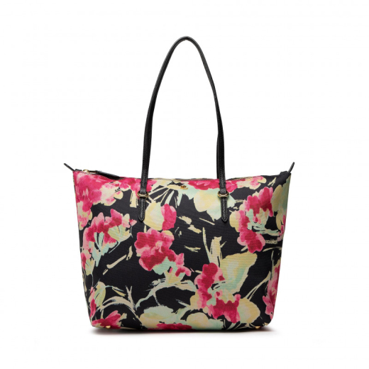 Mala Shopper Keaton Preta Flores