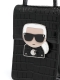 Mala Tiracolo K/Ikonic Croco Preta - Karl Lagerfeld | Mala Tiracolo K/Ikonic Croco Preta | Misscath