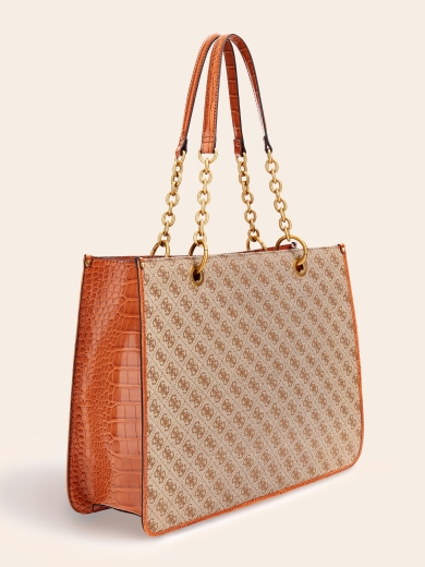 Mala Shopper Aviana 4G Logo Laranja