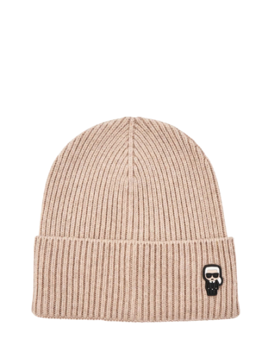 Gorro K/Ikonic Karl Patch Knitted Bege