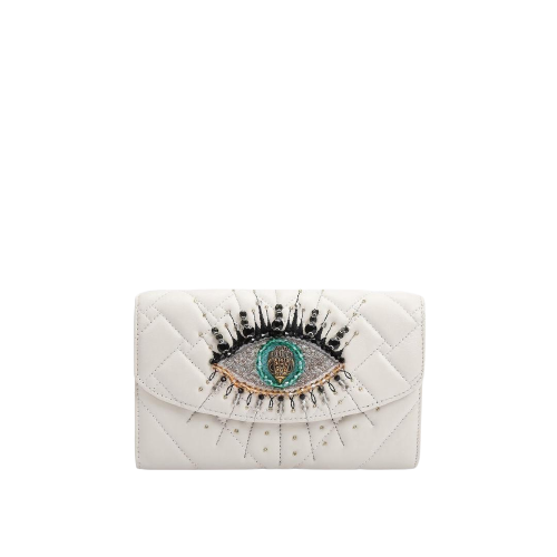 Mala Carteira Kensington Chain Eye Branca