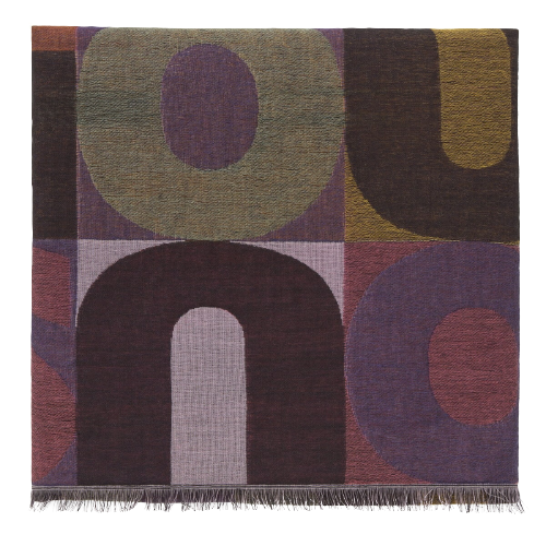 Lenço Jacquard Mimic Roxo-Multi