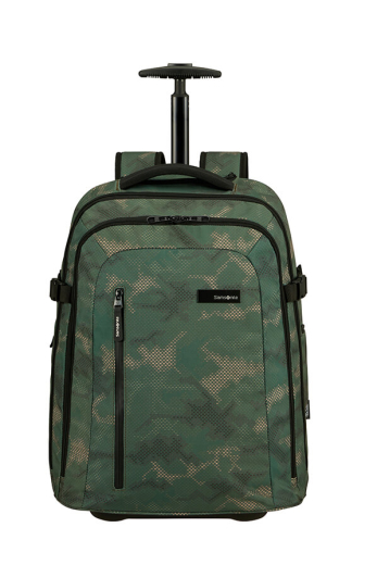 Mochila para Portátil Roader 17.3 com Rodas Camuflado Verde