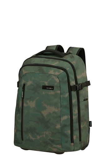 Mochila para Portátil Roader 17.3 com Rodas Camuflado Verde