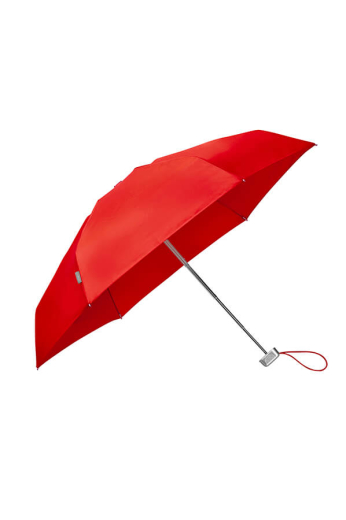 Guarda-Chuva Supermini Desdobrável Manual Vermelho