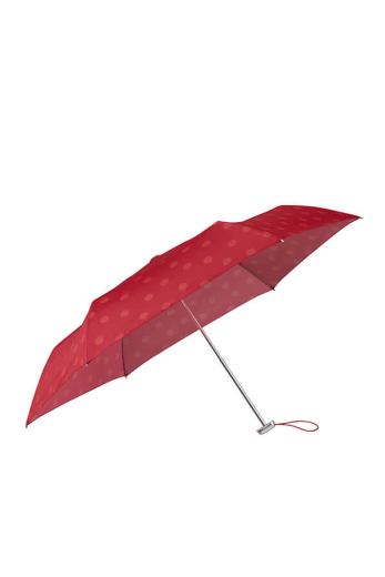 Guarda-Chuva Mini Desdobrável Manual Vermelho Polka Dots