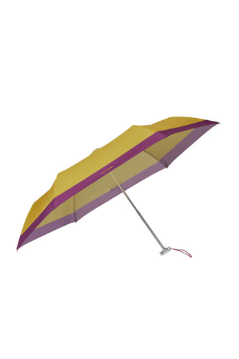 Guarda-Chuva Mini Desdobrável Manual Amarelo / Roxo - Guarda-Chuva Mini Desdobrável Manual Amarelo / Roxo - Alu Drop S | Samsonite