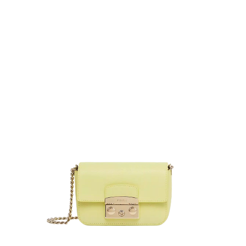 Mala Tiracolo Metropolis Mini Amarela - Furla | Mala Tiracolo Metropolis Mini Amarela | Misscath