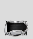 Mala de Mão Disk Pequena Prateada - Karl Lagerfeld | Mala de Mão Disk Pequena Prateada | MISSCATH