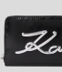 Carteira K/Signature Soft Continental Preta - Karl Lagerfeld | Carteira K/Signature Soft Continental Preta | MISSCATH