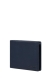Carteira de Homem p/ 4 Cartões c/ Porta-Moedas em Pele Azul