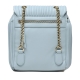 Mochila Pleated Azul - Love Moschino | Mochila Pleated Azul | MissCath