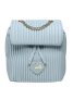 Mochila Pleated Azul - Love Moschino | Mochila Pleated Azul | MissCath