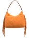 Mala de Ombro Suede Laranja