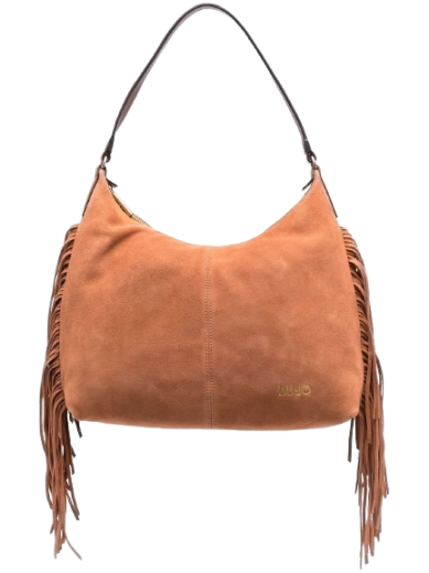 Mala de Ombro Suede Castanha - Liu Jo | Mala de Ombro Suede Castanha | Misscath