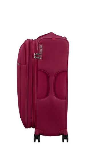 Mala de Viagem Grande 71cm Expansível 4 Rodas Fuchsia