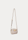 Mala Tiracolo Monogram Jordynn Média Creme/Rosa - Ralph Lauren | Mala Tiracolo Monogram Jordynn Média Creme/Rosa | Misscath