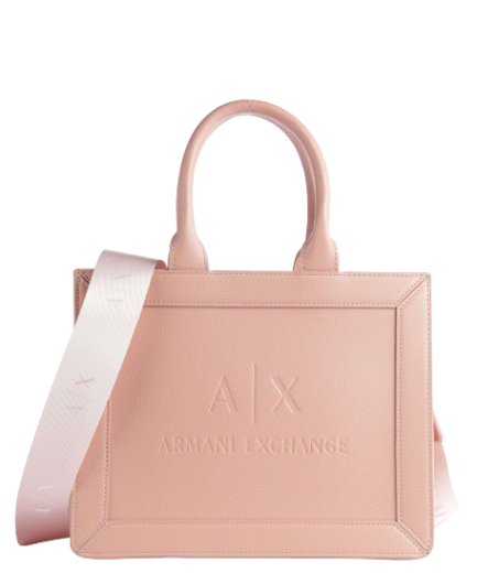 Mala Mão Tote Mini Exchange Rosa - Armani Exchange | Mala Mão Tote Mini Exchange Rosa | MissCath