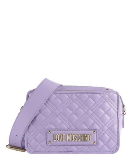Mala de Ombro Quilted Lilás - Love Moschino | Mala de Ombro Quilted Lilás | Misscath