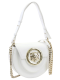 Mala de Ombro Logo Plaque Branca - Just Cavalli | Mala de Ombro Logo Plaque Branca | Misscath