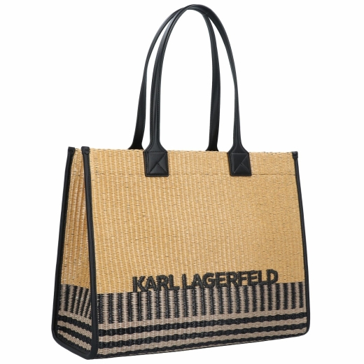 Mala Shopper K/Skuare Rafia Bege