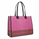 Mala Shopper K/Skuare Rafia Rosa - Karl Lagerfeld | Mala Shopper K/Skuare Rafia Rosa | MISSCATH