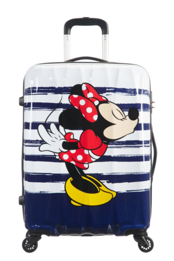 Mala de Viagem Média 65cm 4 Rodas Disney Legends Beijo da Minnie - MISSCATH