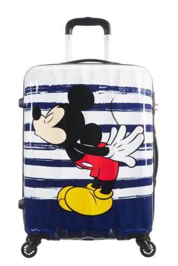 Mala de Viagem Média 65cm 4 Rodas Disney Legends Beijo do Mickey - MISSCATH