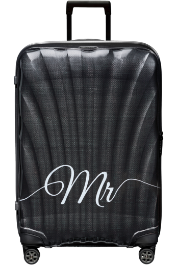 Mala de Viagem Grande 75cm 4 Rodas C-LITE Mr. Preta - Mala de Viagem Grande 75cm 4 Rodas Mr. Preta - C-Lite | Samsonite