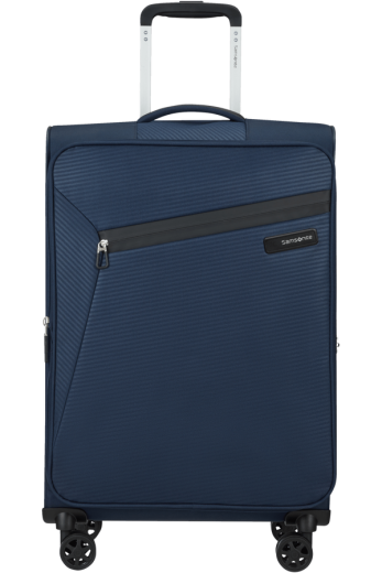 Mala de Viagem Média 66cm 4 Rodas Expansível LiteBeam Azul Meia-Noite - Mala de Viagem Média 66cm 4 Rodas Expansível Azul Meia-Noite - Litebeam | Samsonite