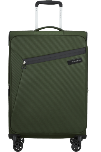 Mala de Viagem Média 66cm 4 Rodas Expansível LiteBeam Verde Hera - Mala de Viagem Média 66cm 4 Rodas Expansível Verde Hera - Litebeam | Samsonite