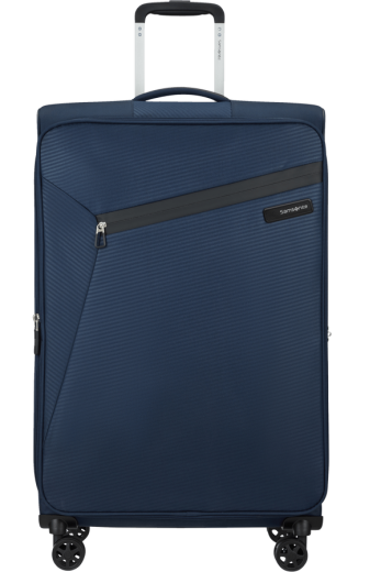 Mala de Viagem Grande 77cm 4 Rodas Expansível LiteBeam Azul Meia-Noite - Mala de Viagem Grande 77cm 4 Rodas Expansível Azul Meia-Noite - Litebeam | Samsonite